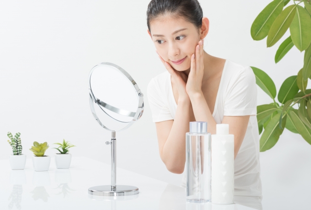 朝のスキンケア